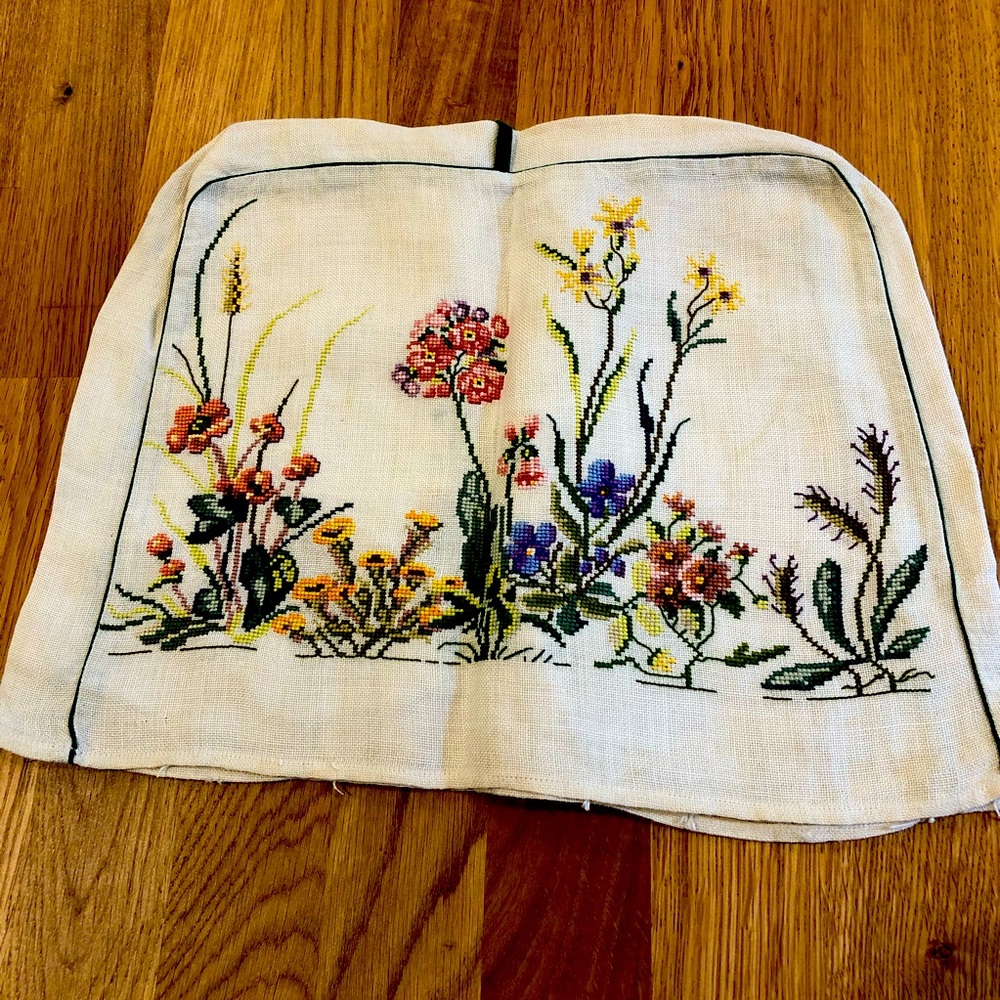vintage embroidered toaster cover!!